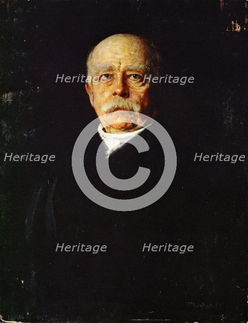 Portrait of Chancellor Otto von Bismarck (1815-1898).