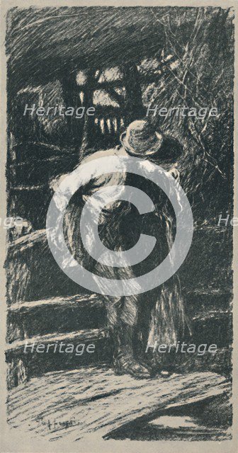 'A Devon Courting', 1919. Artist: Claude Allin Shepperson.