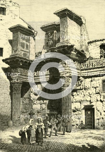 'Ruins of Part of Nerva's Forum, Rome', 1890.   Creator: Unknown.