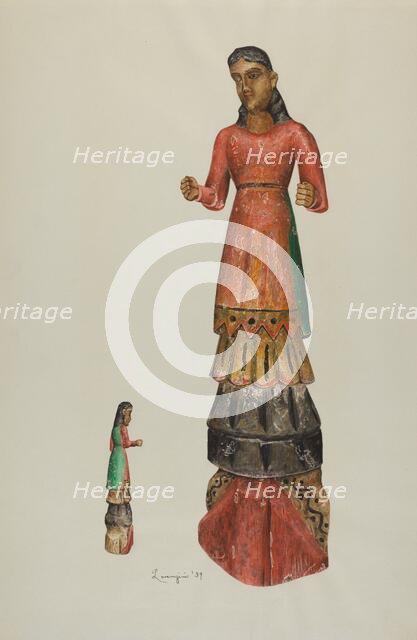 Bulto (Santa Barbara), 1939. Creator: Eldora P. Lorenzini.