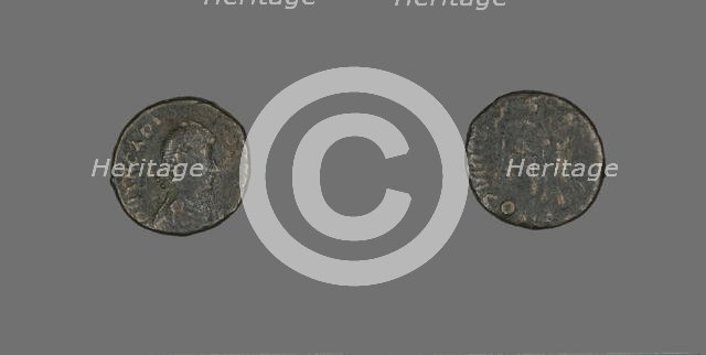 Coin Portraying Emperor Arcadius, 383-408. Creator: Unknown.