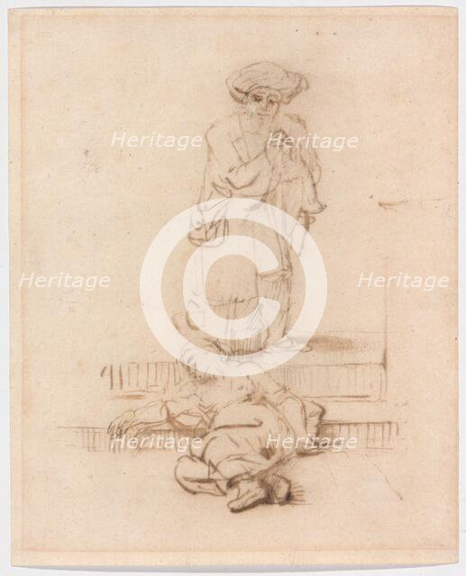 Copy after the Levite and the Violated Woman, mid-17th century. Creator: Unknown.