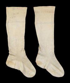 Stockings, American, 1807. Creator: Unknown.