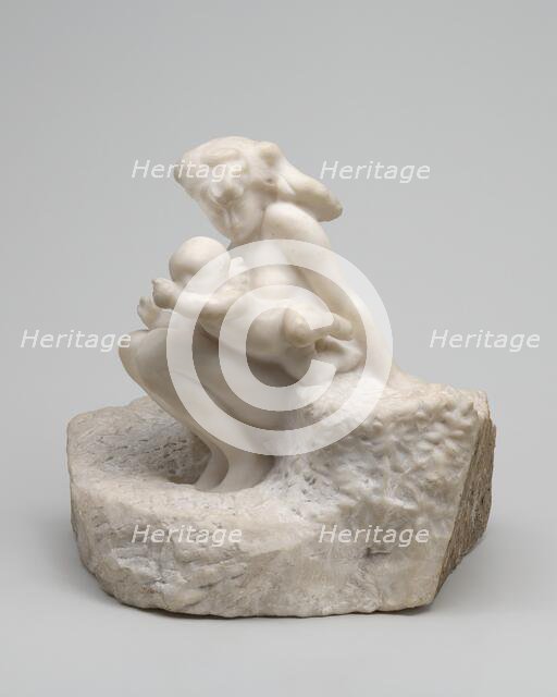 Woman and Child (originally Première Impression d'Amour), model c. 1885, carved c. 1900-1901. Creator: Auguste Rodin.