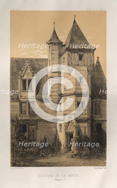 ...Pl. 39, Château De La Motte (Mayenne), 1860. Creator: Victor Petit (French, 1817-1874).