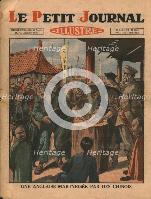 Englishwoman martyred by the Chinese, 1930. Creator: Unknown.
