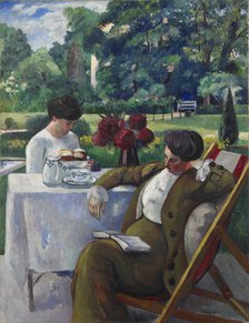 Tea Time at the Villa Flora, Winterthur, 1912.