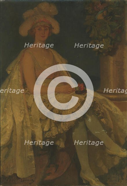 Figure de théâtre, c.1920. Creator: Paul Albert Laurens.