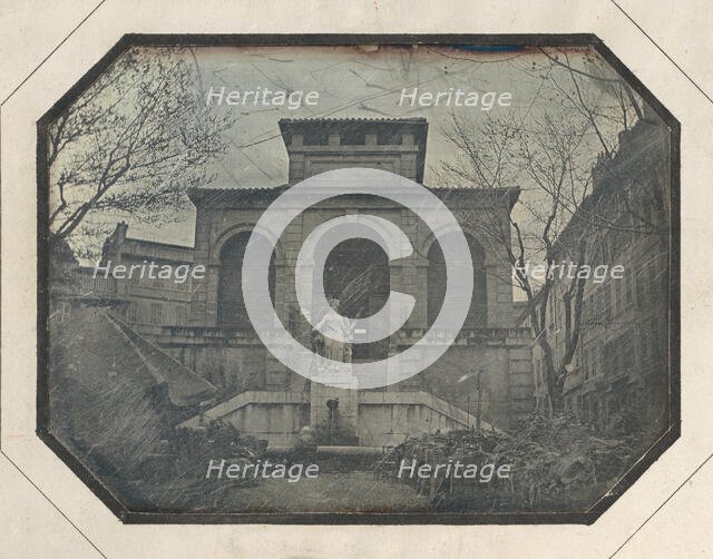 Halle des Capucins, Marché aux Fleurs, Marseille, France, 1839-45. Creator: Unknown.