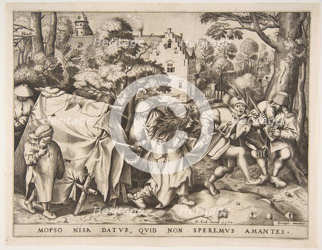 The Dirty Bride or the Marriage of Mopsus and Nisa, 1570. Creator: Pieter van der Heyden.