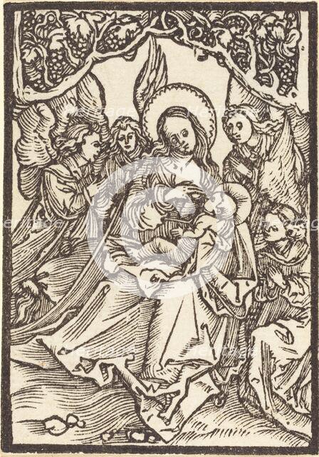 The Virgin Nursing the Christ Child with Four Angels, c. 1500. Creator: Albrecht Durer.
