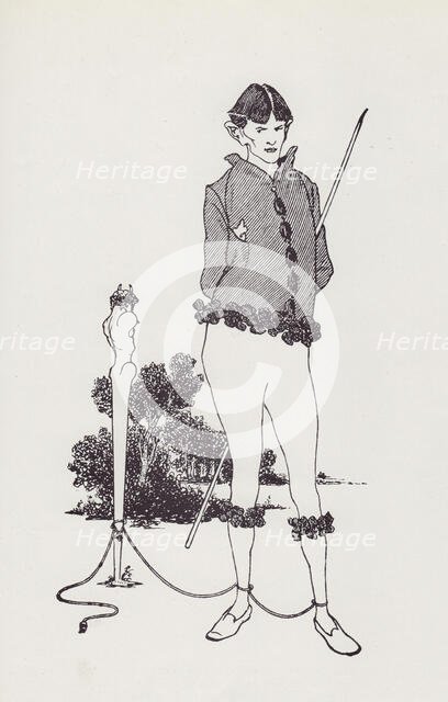 A Footnote, 1896. Creator: Aubrey Beardsley.