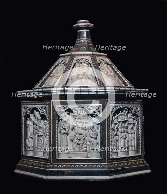 A 14th century box from Certosa, 14th century. Artist: Balthazar Embriachi