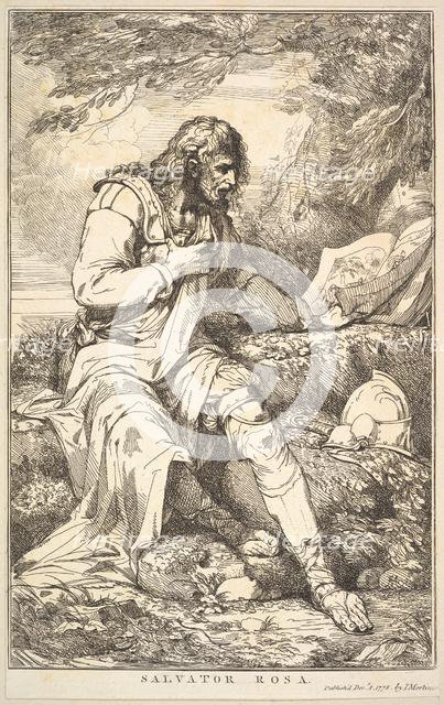 Salvator Rosa (from Fifteen Etchings Dedicated to Sir Joshua Reynolds), December 8, 1778. Creator: John Hamilton Mortimer.