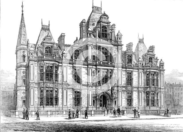 Westminster Townhall, opened by the Duke of Buccleuch, High Steward, 1883. Creator: Unknown.