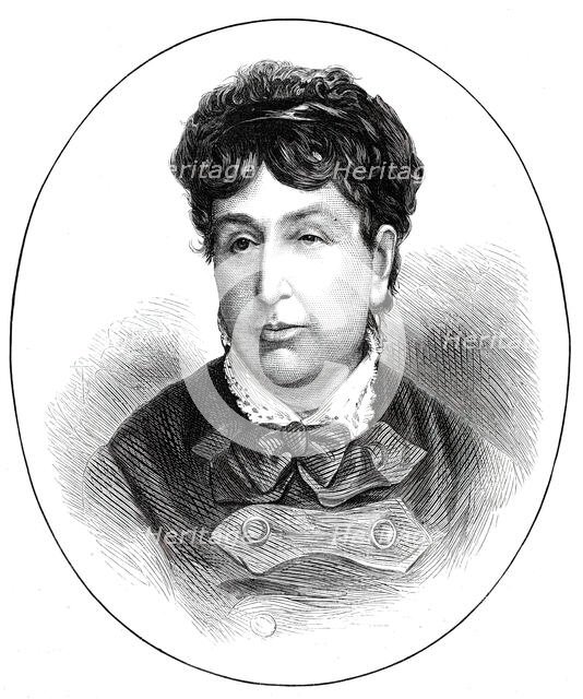The late Madame Dudevant (Georges Sand), 1876. Creator: Unknown.
