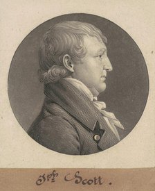 Hubbard Taylor, c. 1808. Creator: Charles Balthazar Julien Févret de Saint-Mémin.