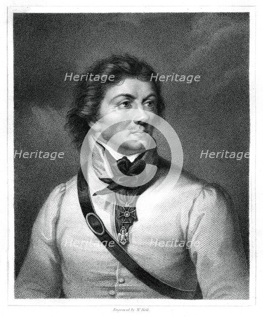 Tadeusz Kosciuszko, Polish and Lithuanian national hero, general and leader, (1833). Artist: W Holl
