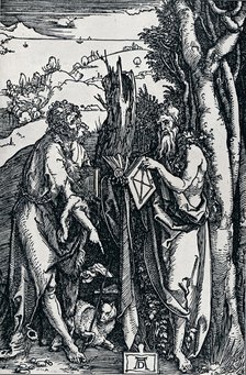 'St John the Baptist and St Onuphrius', 1504 (1906). Artist: Albrecht Durer.