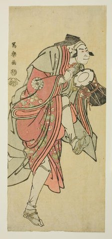 Nakamura Nakazo II in the Role of Aramaki Mimishiro Kanetora Disguised as Saiwaka, 1794. Creator: Tôshûsai Sharaku.