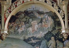 'Adoration of the Magi' (The Strozzi Altarpiece), (detail), 1423. Artist: Gentile da Fabriano