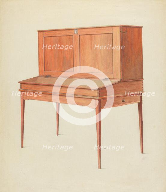 Shaker Desk, c. 1953. Creator: Alfred H. Smith.