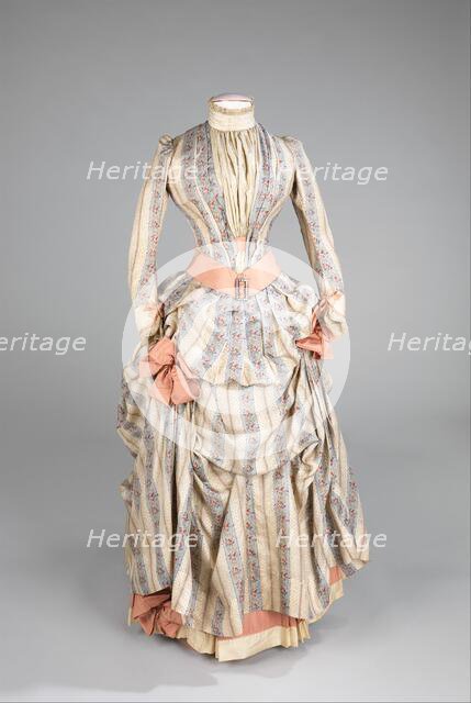 Dress, American, ca. 1885. Creator: Unknown.