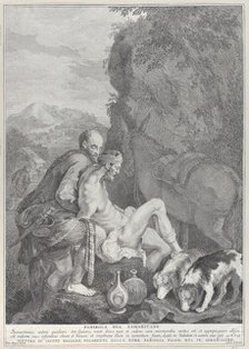 The Good Samaritan, 1743-63. Creator: Pietro Monaco.