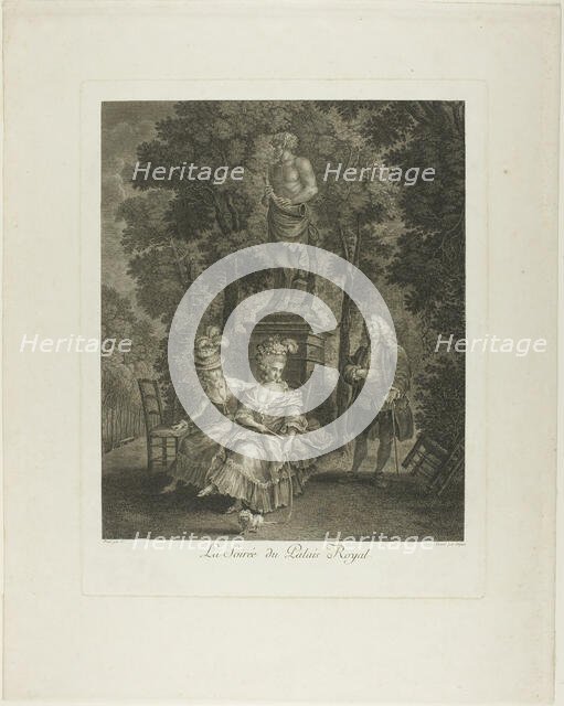 La Soiree du Palais Royal, n.d. Creator: Jean Gabriel Caquet.