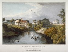 View in Regent's Park, St Marylebone, London, c1830. Artist: Thomas Mann Baynes