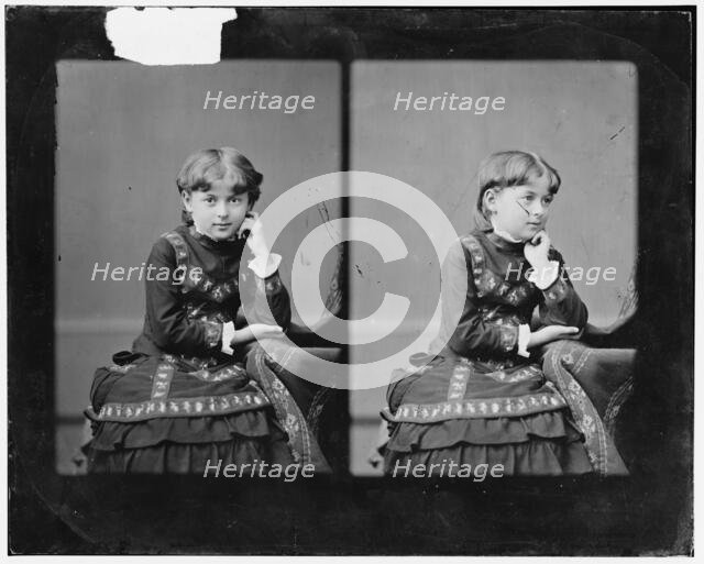 Little girl, between 1865 and 1880. Creator: Unknown.