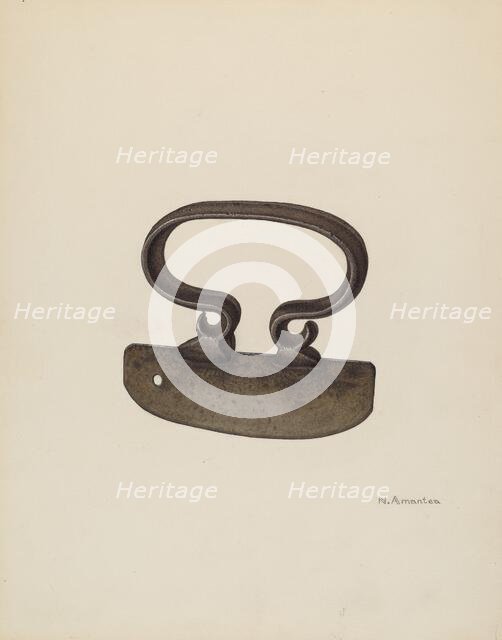 Chopping Knife, c. 1940. Creator: Nicholas Amantea.