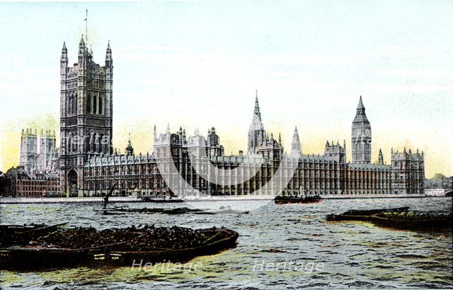 Houses of Parliament, London, 20th Century. Artist: Unknown