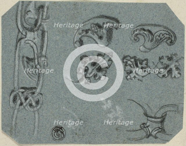 Sketches of Decorative Architectural Details, n.d. Creator: Unknown.