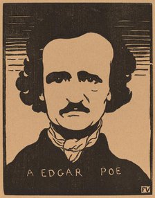 A Edgar Poe, 1894. Creator: Félix Vallotton.