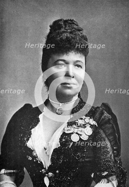 Dame Emma Albani (1852-1930), Canadian opera singer, c1890. Artist: Unknown