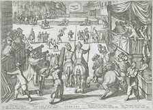 February: A Tournament, published 1599. Creator: Antonio Tempesta.