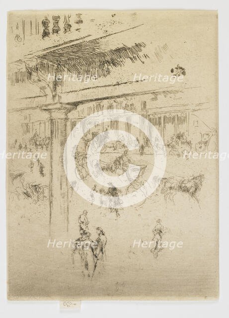Regent's Quadrant, 1880-1881. Creator: James Abbott McNeill Whistler.