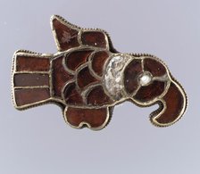 Bird-Shaped Brooch, Frankish, 500-600. Creator: Unknown.