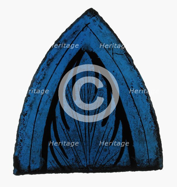 Glass Fragment, European, late 13th century. Creator: Unknown.