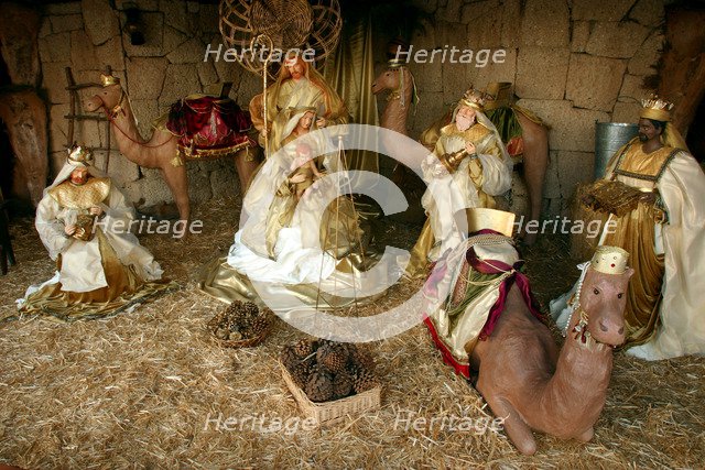 Three Kings, Nativity scene, Los Cristianos, Tenerife, Canary Islands, 2007.