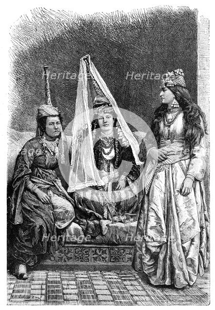 Druze Princess and Lady of the Lebanon, 1895. Artist: Unknown