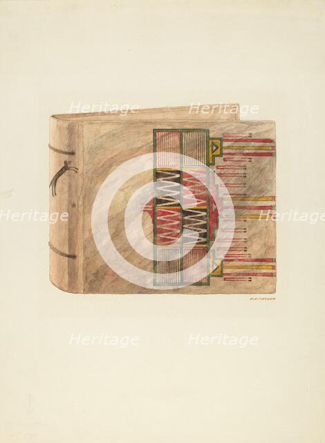 Book Cover, 1938. Creator: Randolph F Miller.