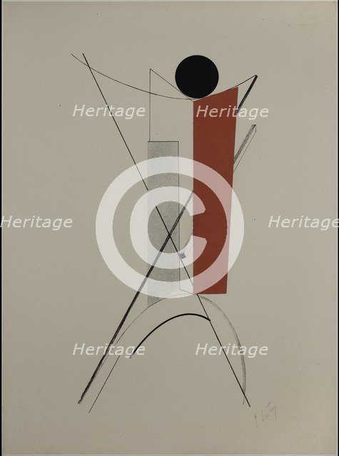 Proun. Artist: Lissitzky, El (1890-1941)