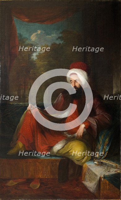 Portrait of Yusuf Agah Efendi (1744-1824), Second Half of the 18th cen.. Artist: Breda, Carl Frederik von (1759-1818)