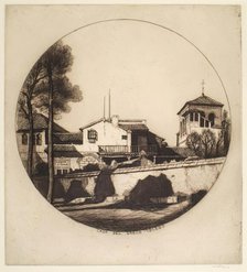 Casa Del Greco, Toledo, 1913. Creator: William Strang.