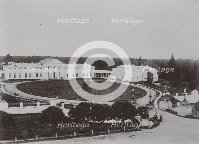 The Vlakhernskoye-Kuzminki estate of Prince Sergey Mikhaylovich Golitsyn, 1890s.