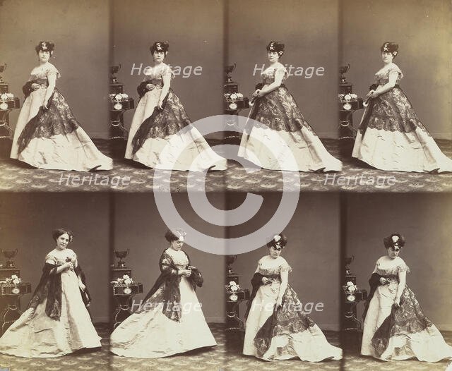 Louise Abigdon, 1866. Creator: André-Adolphe-Eugène Disdéri.