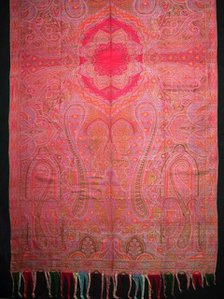 Shawl, Norwich, 1860s. Creator: Clabburn, Sons and Crisp.