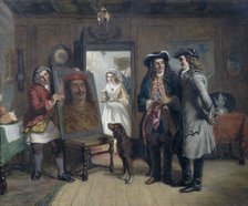 Sir Roger de Coverley and Addison with 'The Saracen's Head' - a Scene from The Spectator, 1867. Artist: William Powell Frith
